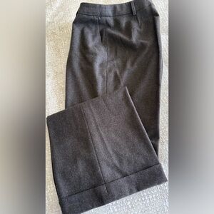 Kari’s wool pants in a beautiful dark chocolate color.